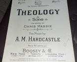 Theology Sheet Music By Maddie &amp; Hardcastle 1920 - $6.93