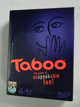 Taboo by HASBRO  Board Game of Unspeakable Fun New Sealed Box 4 players 13+ - $39.55