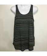 H &amp; M Conscious XS Multi-Color Striped Sleeveless Shell Tank Top - £12.67 GBP