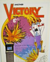 Victory Original Vintage Video Arcade Game Vintage Retro Promo Artwork - £11.19 GBP
