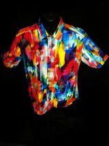 Robert Graham Prism Effect Colorful Short Sleeve | Size: M | Style: RP202007CF image 7