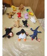 Ty Teenie Beanie Babies Vintage  Lot of 12 Assorted With Orig Ty Tags - $54.32 CAD