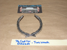 OEM 76 Cadillac Eldorado TRUNK WREATH EMBLEM TRIM - $74.24