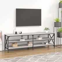 TV Cabinet Grey Sonoma 160x40x50 cm Engineered Wood - £39.63 GBP
