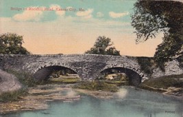 Bridge on Rockhill Road Kansas City Missouri MO 1916 Golden City Postcar... - $2.99