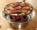 Korean Barbecue Grill Portable Stainless Steel Non-Stick Charcoal Stove For - $59.96