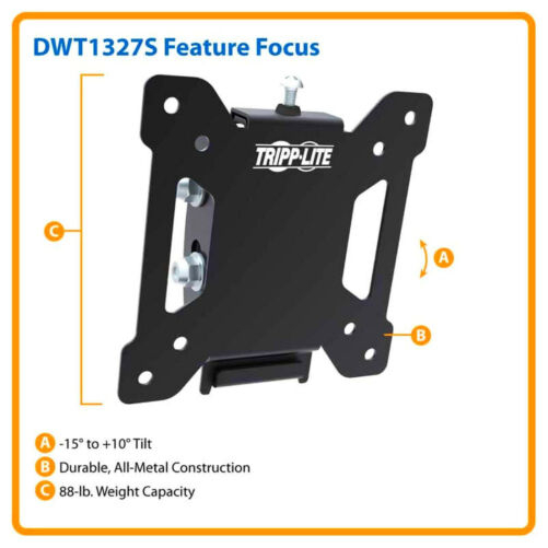 Eaton DWT1327S EATON TRIPP LITE SERIES TILT WALL MOUNT FOR 13IN TO 27IN ... - $62.22