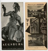Augsburg Bavaria Germany Photo Booklet &amp; Where to Go Brochure 1950&#39;s - £17.49 GBP