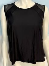 Avia Women's Cropped Tank Size 20 XXL Black NWT - $9.49