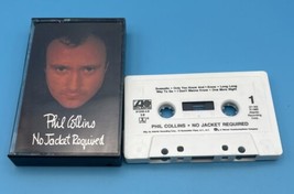 Phil Collins No Jacket Required Cassette Tape 1985 Atlantic - £3.39 GBP