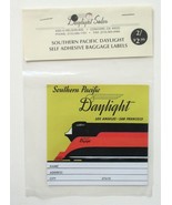 (2) SOUTHERN PACIFIC DAYLIGHT SELF-ADHESIVE BAGGAGE LABELS - Daylight Sales - $170.16 MXN