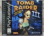 Tomb Raider III 3: Adventures of Lara Croft PlayStation 1 PS1 Black Labe... - $64.35