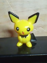 Nintendo Pokemon Pikachu Figure ~ Hard Plastic ~ 2.25&quot; tall Vintage 2001 - £7.73 GBP