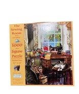 THE SEWING ROOM 1000 pc Jigsaw Puzzle Lori Schory by Sunsout 20” X 27” - £13.75 GBP