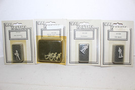 Ral Partha Miniatures Pewter Figures 20-009 20-110 20-405 20-107 Mint on Cards - £23.73 GBP