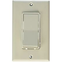 Leviton C26-05671-02T Decora Rocker Switch with Wall Plate, 120/277 Vac,... - $26.58 CAD