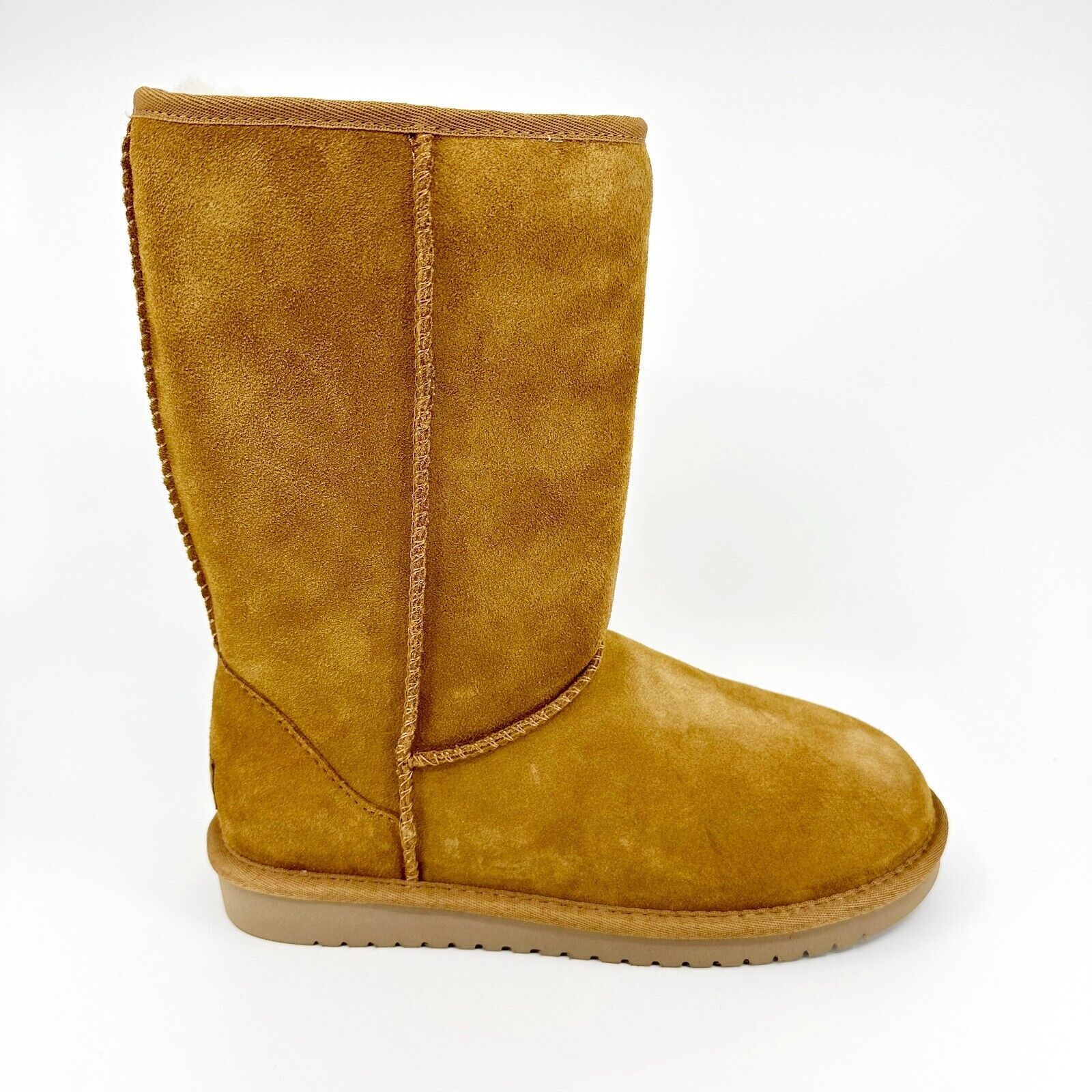 Koolaburra by UGG Koola Tall Chestnut Womens Faux Fur Shearling Suede Boots - $52.95