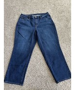 Talbots Womens Jeans Size 16W Flawless High Waist Modern Ankle Denim 5 P... - $35.91 CAD
