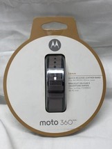 NEW Motorola 89852N Moto 360 16mm Leather Band Women&#39;s Smartwatches Gray - £10.99 GBP