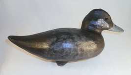 Beautiful Contemporary Ed Pfoutz Carved Wood Bufflehead Duck Decoy Glass Eyes - £48.25 GBP