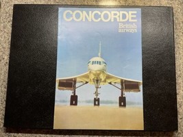 CONCORDE BRITISH AIRWAYS PUBLICITY BROCHURE MAGAZINE 1975/76. RARE EXL COND - $40.68 CAD