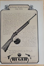 Vintage Ad Sturm Ruger &amp; Co. &#39;The Perfect Brush Country Deer Rifle&#39; 1963 - £6.75 GBP