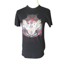 Jinx Mens Anime Graphic Tee Size M Black Cotton T Shirt - £13.28 GBP