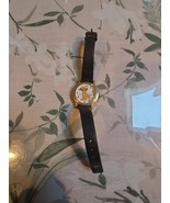 RARE VINTAGE TIMEX SIMBA LION CHARACTER DISNEY GOLD WATCH - $261.52 MXN