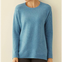 Pure Jill Sweater Blue Size XS Long Sleeve Wool Alpaca Minimalist Pullov... - $29.72