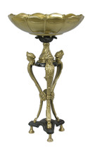 Zeckos 21 Inch Tall Brass Three Leg Compote - £197.80 GBP