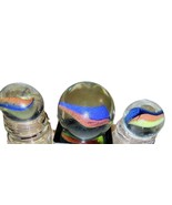 Lot 23 Cat&#39;s Eye 1 Large Tricolor Marbles 1930-40&#39;s? - $21.48 CAD