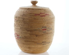 Antique Northeast Coastal/Alaskan Native American storage basket - £190.54 GBP