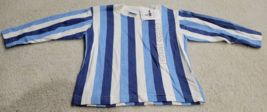 Rare 90s Vintage Baby GUESS JEANS USA Stripes Long Sleeve T Shirt SZ Baby M - £22.00 GBP