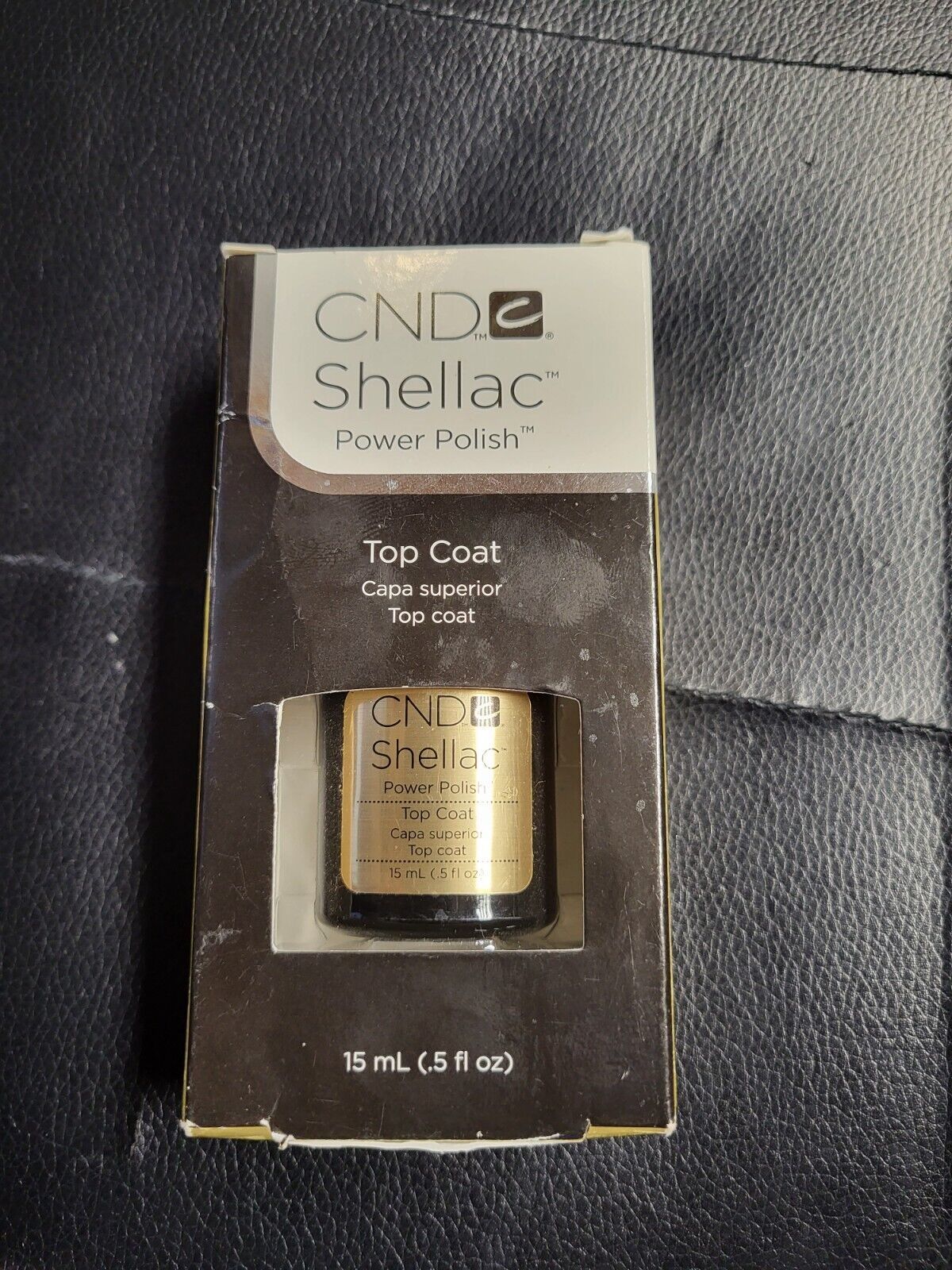 CND Shellac Gel Nail Polish Top Coat - New With Box - 0.25 Fl Oz BOX SHOWS WEARS - $11.87