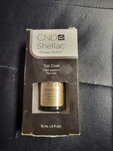 CND Shellac Gel Nail Polish Top Coat - New With Box - 0.25 Fl Oz BOX SHO... - £9.29 GBP