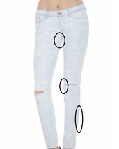 J BRAND Womens Jeans Capri Skinny Fit Distressed White Size 28W 8112C032 - £70.33 GBP