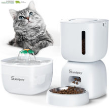 Automatic Cat Feeder and Water Dispenser FW1, 3L Cat Food Dispenser with... - $112.78