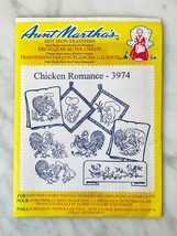 Aunt Martha&#39;s Hot Iron Transfers - Chicken Romance #3974 - $3.33