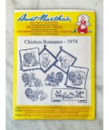 Aunt Martha&#39;s Hot Iron Transfers - Chicken Romance #3974 - $3.33