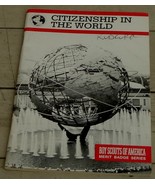 Vintage Boy Scout Booklet, Citizenship In The World, Merit Badge Series ... - €5,96 EUR