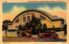 Northwestern University Patten Gymnasium Evanston IL Linen Postcard bk58 - £5.47 GBP