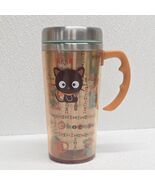 Sanrio Chococat Brown Insulated Travel Cup Coffee Mug Vintage - $49.40