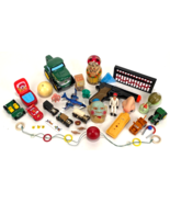 TOY JUNK DRAWER LOT! Cars, McDonald&#39;s, Evil Knievel, John Deere, Gun, Mu... - $28.05