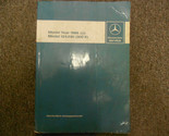 1986 Mercedes Benz Modèle 124.030 300 E Service Atelier Manuel Intro OEM... - $139.95