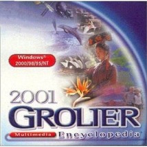 2001 Grolier Multimedia Encyclopedia (PC-CD, 2000) for Windows -NEW CD in SLEEVE - £3.93 GBP
