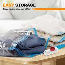 (10) 12&quot;x11&quot; Pack Vacuum Storage Bags with USB-enabled electric Pump For Travel - £19.41 GBP