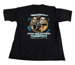 2014 Floyd Mayweather vs Marcos Maidana Boxing Merch Tee See Measurements - $47.45
