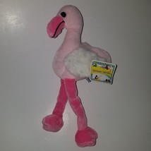 Velveteenie Collectibles A&amp;A Pink Flamingo Bean Bag Plush Bird Fay Toy w/TAG - £13.41 GBP