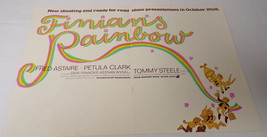 VINTAGE 1967 Finian&#39;s Rainbow 12x18 Industry Poster Ad Fred Astaire Petula Clark - £55.07 GBP