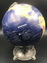 Globemaster Replogle World Globe Dark Blue 12&quot; Diameter w/ Metal Base - £29.72 GBP